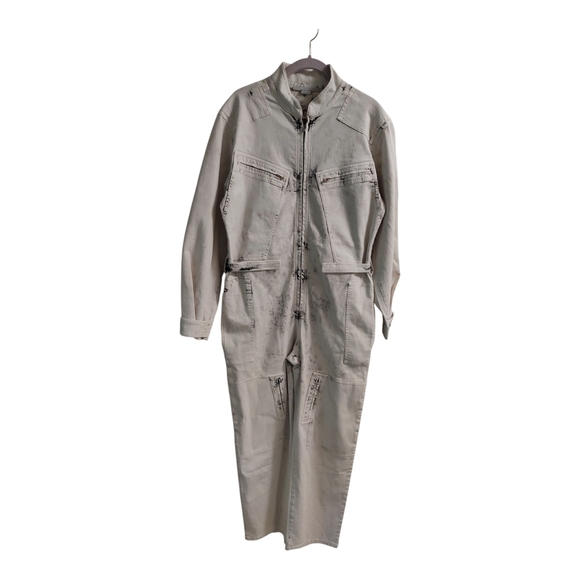 STELLA McCartney Acid Wash Zip Denim Utility Jumpsuit $1330 Size 40 US Med - Picture 4 of 16